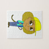 Puzzle fille chibi avec une queue de tigre (Horizontal)