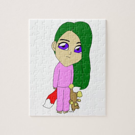 Puzzle fille chibi renarde (Vertical)