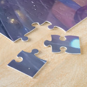 Puzzle Fille d'anime chantant clair de lune pixie mermaid (Côté)