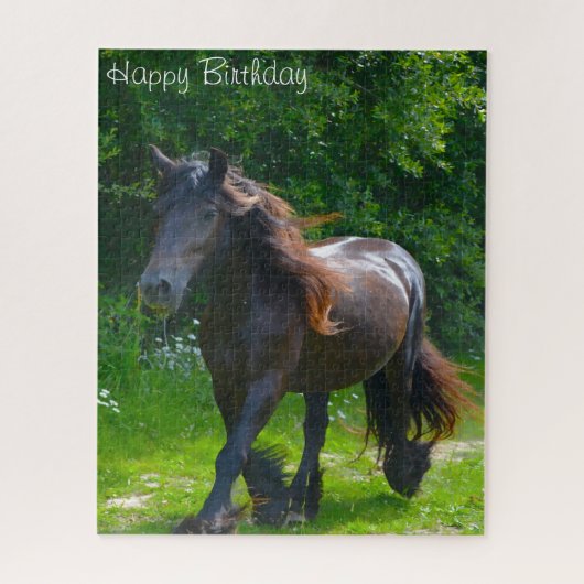 Puzzle Fille d'anniversaire. (Vertical)