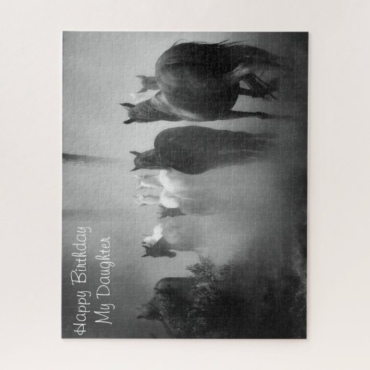 Puzzle Fille d'anniversaire. (Vertical)