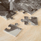 Puzzle Fille dans le jardin japonais de zen (Côté)