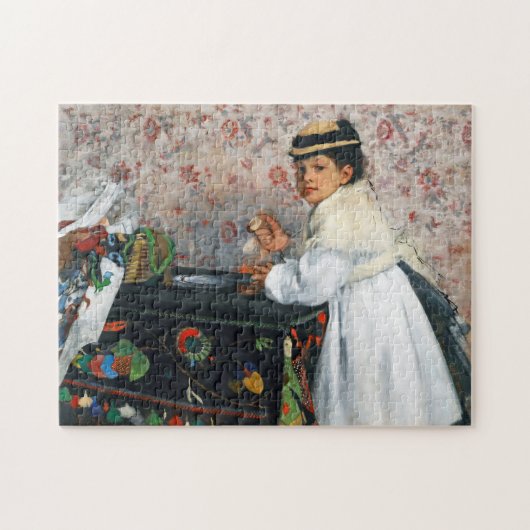 Puzzle Fille dans un Casquette, Edgar Degas (Horizontal)