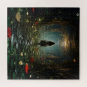 Puzzle Fille dans un tunnel de fantaisie (Horizontal)