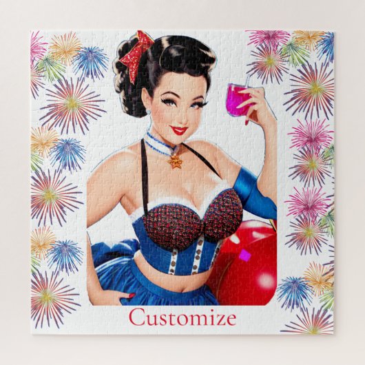 Puzzle Fille de cocktail Party Thunder_Cove (Vertical)
