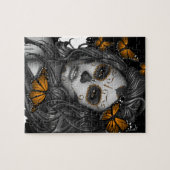 Puzzle Fille de crâne de sucre (Horizontal)