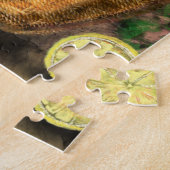 Puzzle Fille de ferme dans le jardin de citron fait de la (Côté)