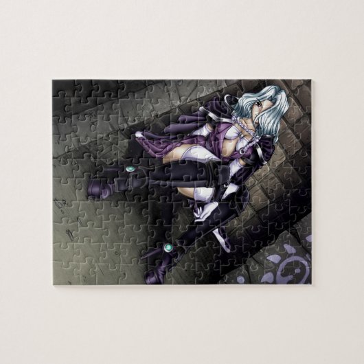 Puzzle Fille de guerrier d'Anime (Horizontal)