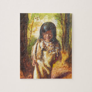 Puzzle Fille de Natif américain