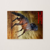 Puzzle Fille de Noël. (Horizontal)