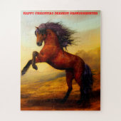 Puzzle Fille de Noël. (Vertical)