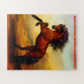 Puzzle Fille de Noël. (Horizontal)