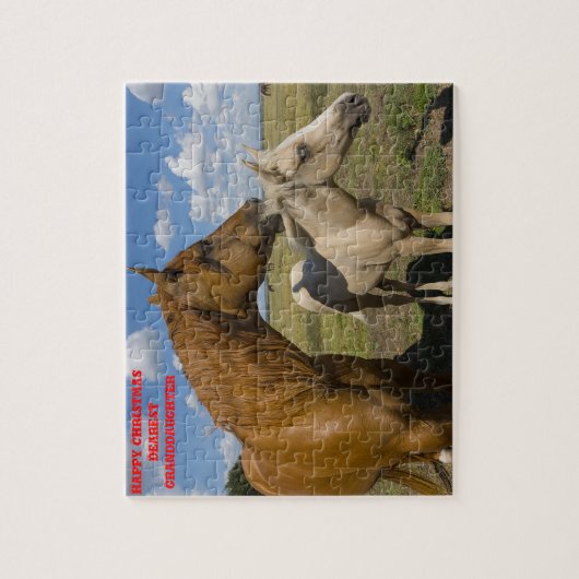 Puzzle Fille de Noël. (Vertical)