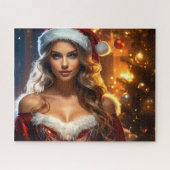 Puzzle Fille de Noël (Horizontal)