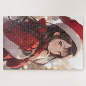 Puzzle Fille de Noël Anime (Horizontal)
