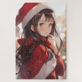 Puzzle Fille de Noël Anime (Vertical)