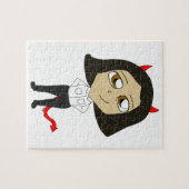 Puzzle fille diablotin chibi (Horizontal)