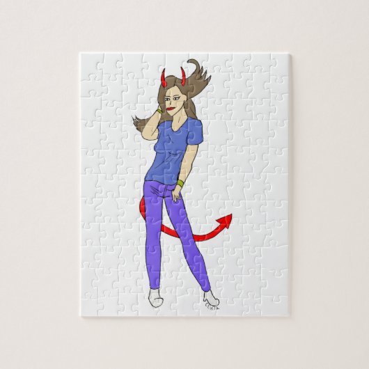 Puzzle fille diabolique   (Vertical)