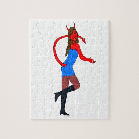Puzzle fille diabolique (Vertical)