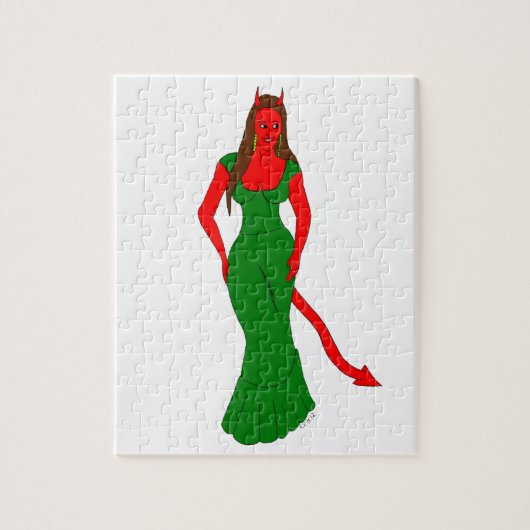 Puzzle fille diabolique     (Vertical)