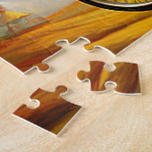 Puzzle Fille d'imagination fantasque colorée à vélo (Côté)