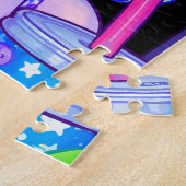 Puzzle Fille d'Internet Pastel Lunettes Étoile (Côté)
