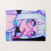 Puzzle Fille d'Internet Pastel Lunettes Étoile (Horizontal)