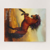 Puzzle Fille du 18e anniversaire. (Horizontal)