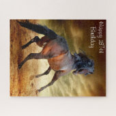 Puzzle Fille du 18e anniversaire. (Horizontal)