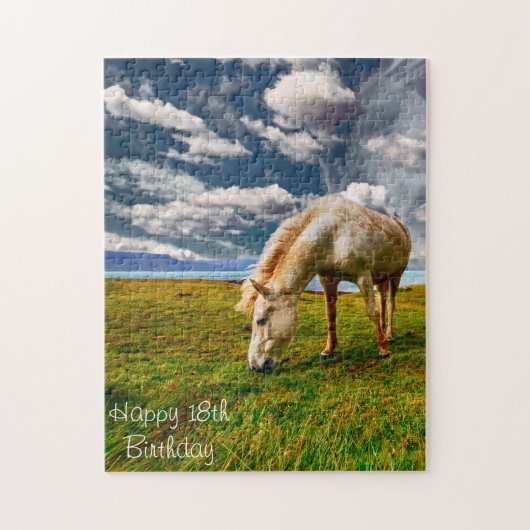 Puzzle Fille du 18e anniversaire. (Vertical)