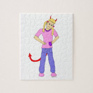 Puzzle fille du diable