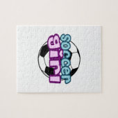 Puzzle Fille du football (Horizontal)