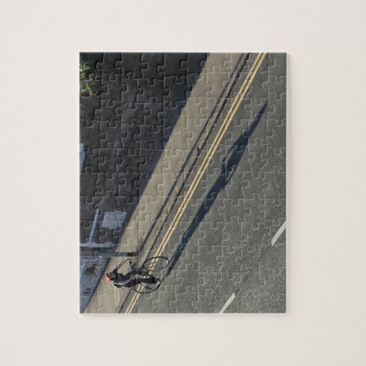 Puzzle Fille en vélo (Vertical)