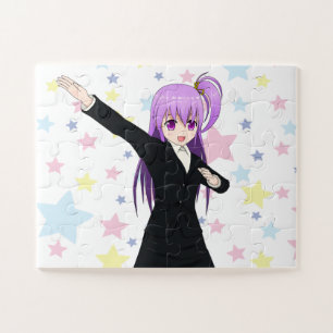 Puzzle Fille et étoiles