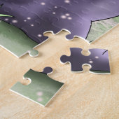 Puzzle Fille et hibou afro-américain (Côté)