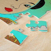 Puzzle Fille Geisha Sois Belle (Côté)