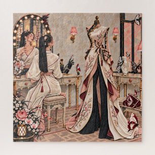 Puzzle Fille glamour asiatique
