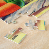 Puzzle Fille glamour des années 1940 (Côté)