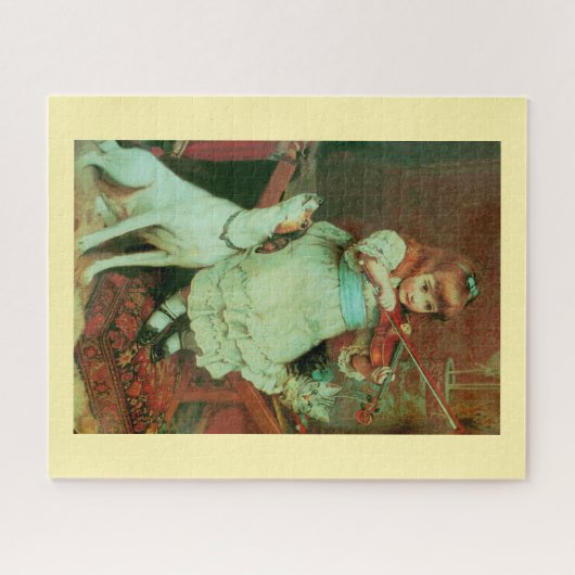 Puzzle Fille jouant du violon (Horizontal)