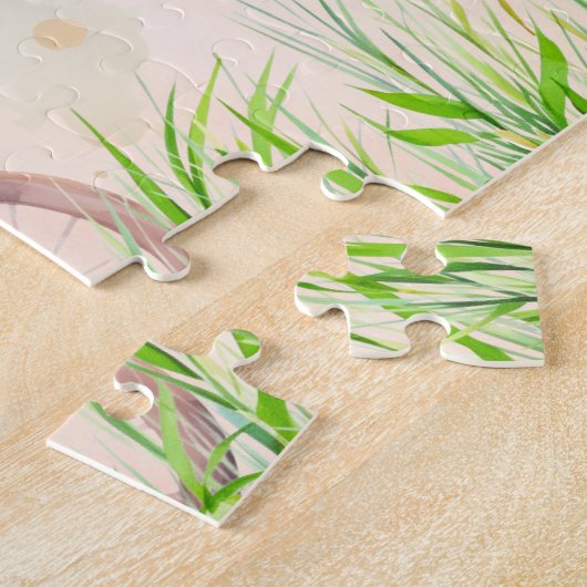 Puzzle Fille lapin (Côté)