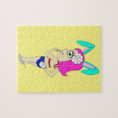 Puzzle fille lapin chibi (Horizontal)