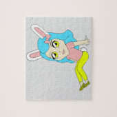 Puzzle fille lapin chibi (Vertical)