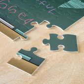 Puzzle Fille noire et mots positifs (Côté)