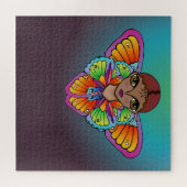Puzzle fille papillon (Horizontal)
