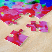 Puzzle Fille papillon art (Côté)