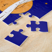 Puzzle fille papillon dans l'espace (Côté)