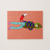 Puzzle fille renard (Horizontal)