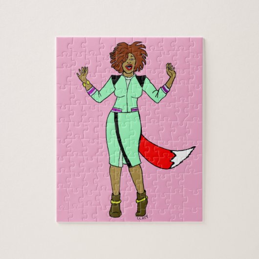 Puzzle Fille rusée (Vertical)