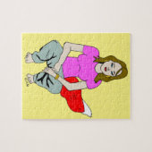 Puzzle fille rusée  (Horizontal)