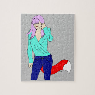 Puzzle fille rusée  